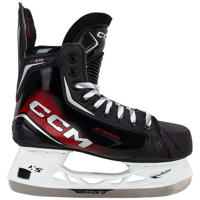 CCM Jetspeed FT870 intermediate hockey skate -- product side view