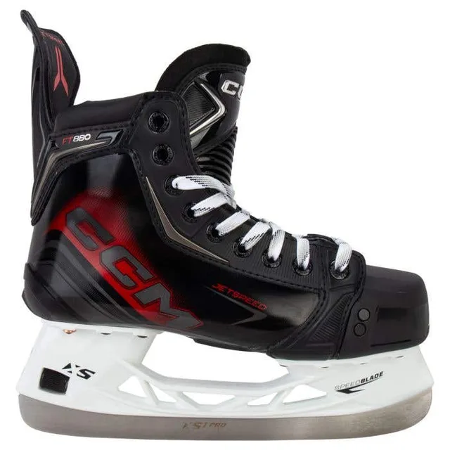 CCM Jetspeed FT880 intermediate hockey skate -- product side view