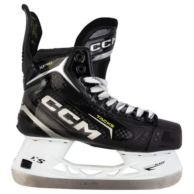 CCM Tacks XF 80 senior hockey skate -- product side view