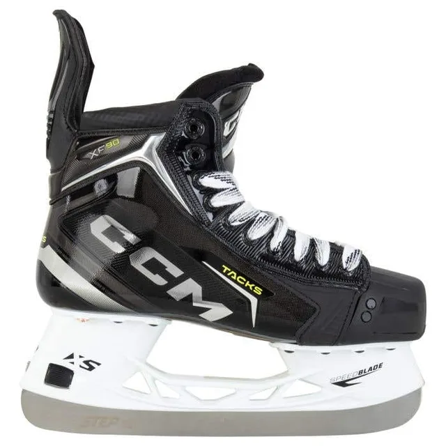 CCM Tacks XF 90 intermediate hockey skate -- product side view