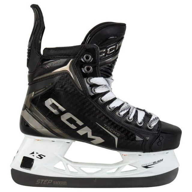 CCM Tacks XF PRO intermediate hockey skate -- product side view