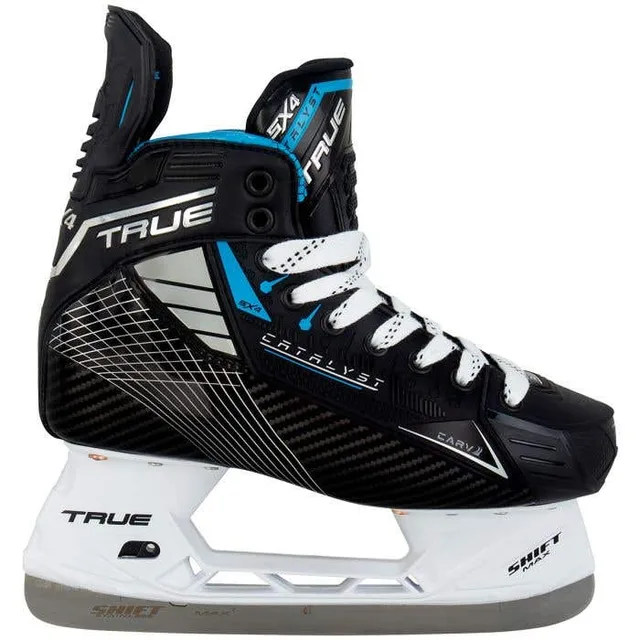 True Catalyst 5X4 intermediate hockey skate -- product side view